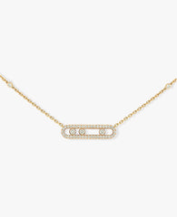 Messika Baby Move Pavé Gold Necklace