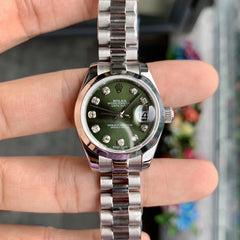 Rolx Datejust 31 – Mint Green Dial & Diamond Bezel