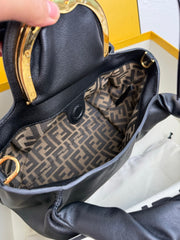 Fend Spy Bag - Black Calfskin
