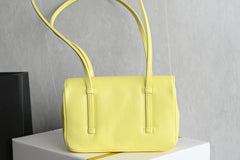 Chanl Preppy Coco Bowling Bag - Yellow & Hardware