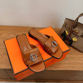 Hermes Ilot 50 sandals - Brown