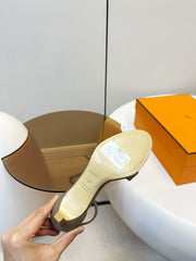 Hermes Joy 105 sandal - brown