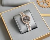 Rolx Lady-Datejust 28 – Silver Diamond Dial & Yellow Rolesor