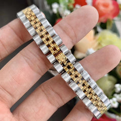 Rolx Lady-Datejust 28 – Aubergine Diamond Dial & Diamond Bezel