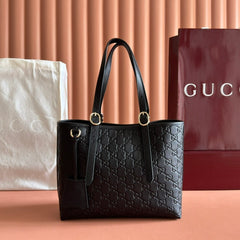 Guccii Signature Leather Tote Bag