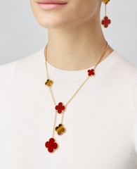 Van Cleef Magic Alhambra necklace, 6 motifs