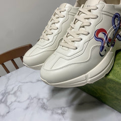 Guci Rhyton sneaker with Snake print