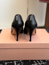 Mui Mui Black Leather Pumps