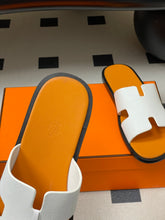 Hermes Izmir sandal - white& Orange