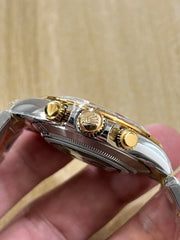 Rolx Cosmograph Daytona – Yellow Rolesor & White Dial