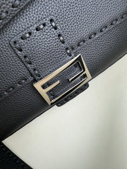Fend Baguette Selleria - Iconic Stitching Edition - Black
