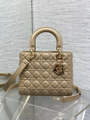 Lady Diour Bag - Camel Cannage Lambskin