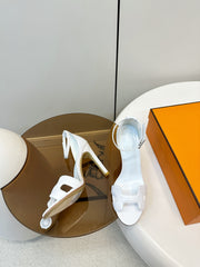 Hermes Joy 105 sandal - white