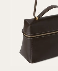 Loro Piana Extra Bag L27 Dark Chocolate Licorice