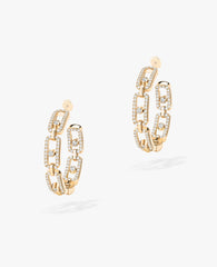 Messika Move Link SM Hoop Earrings
