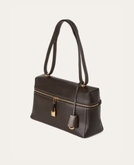 Loro Piana Extra Bag L27 Dark Chocolate Licorice