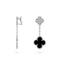 Van Cleef Magic Alhambra Earrings, 2 motifs