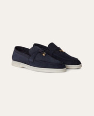 Loro Piana Summer Charms Walk Navy Blue