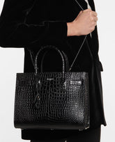 Saint Laurent Sac de Jour Baby leather tote bag