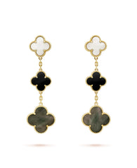 Van Cleef Magic Alhambra Earrings, 3 motifs