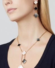 Van Cleef Magic Alhambra Earrings, 3 motifs