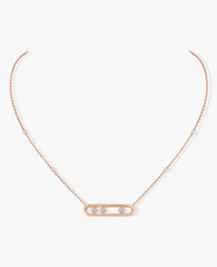 Messika Move Necklace Rose Gold Necklace