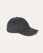 Loro Piana Baseball Cap Cashmere Grey/Black Melange