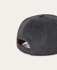 Loro Piana Baseball Cap Cashmere Grey/Black Melange