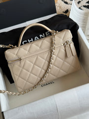 Chanl Slim Vanity Bag - Beige