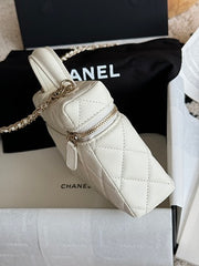 Chanl Slim Vanity Bag - White