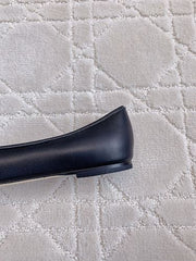 Jmmy Cho Elme Embellished Leather Ballet Flats - Black