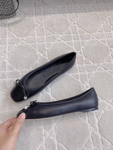 Jmmy Cho Elme Embellished Leather Ballet Flats - Black