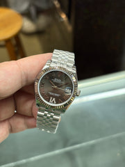 Rolx Datejust 31 – Dark Grey Dial & Diamond-Set Bezel