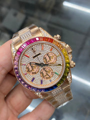 Rolx Cosmograph Daytona "Rainbow" – Full Diamonds