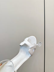 Hermes Joy 105 sandal - white