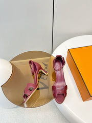Hermes Joy 105 sandal - Burgundy