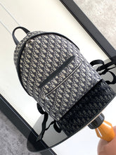 Diour Rider Backpack - Beige and Black Oblique Jacquard