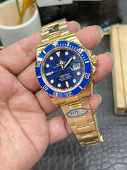 Rolx Submariner Date blue yellwo gold