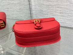 Diour Bobby Bag - Scarlet Red Box Calfskin