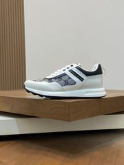 Guci Chunky Sneaker with GG Supreme - Black & White