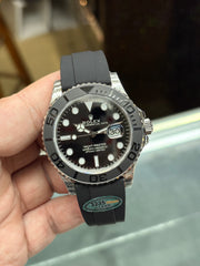 Rolx Yacht-Master 40 – 18 ct Everose gold & Oysterflex