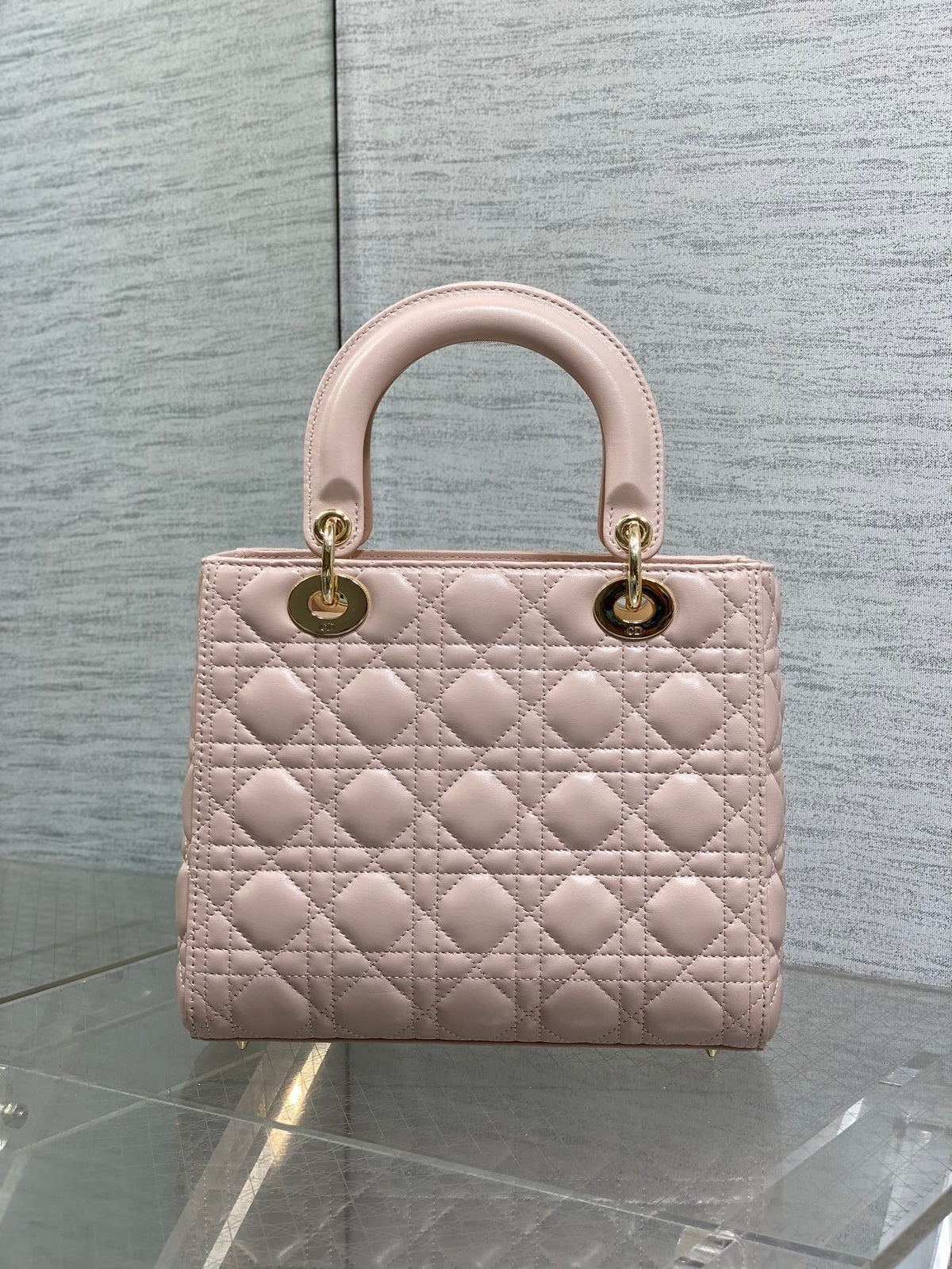 Lady Diour Bag - Pink Cannage Lambskin