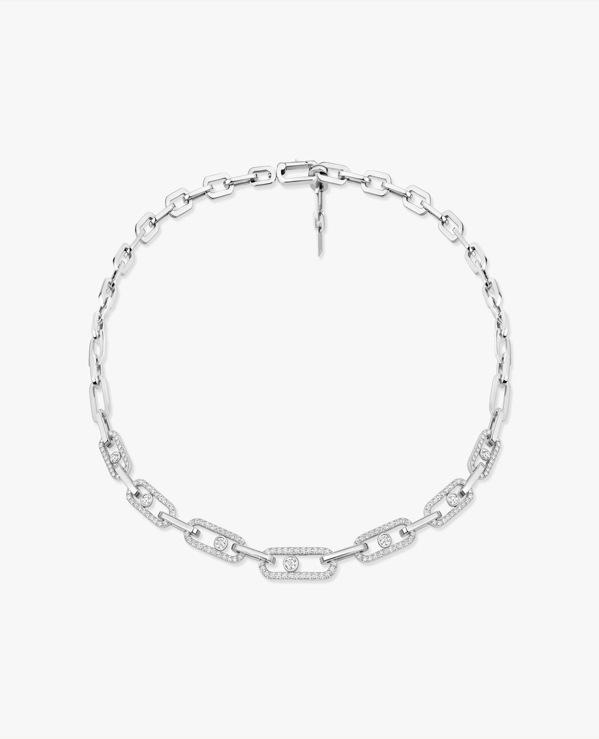 Messika Move Link Pavé Necklace