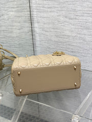 Lady Diour Bag - Camel Cannage Lambskin