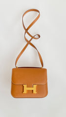 Hermes Constance Leather Shoulder Bag