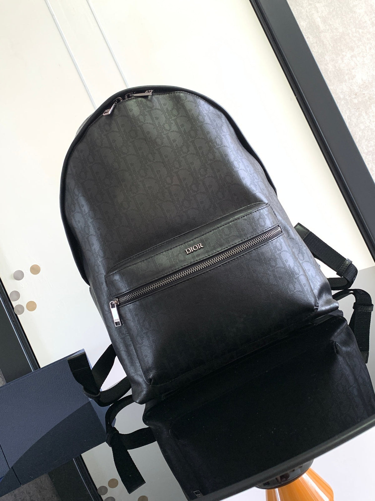 Diour Rider Backpack - Black Oblique Jacquard