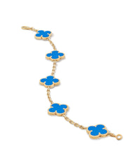 Van Cleef Vintage Alhambra Bracelet, 5 motifs