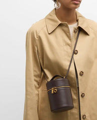 Loro Piana Extra Case Medium Dark Chocolate