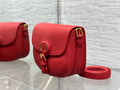 Diour Bobby Bag - Scarlet Red Box Calfskin