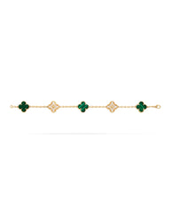 Van Cleef Vintage Alhambra Bracelet, 5 motifs